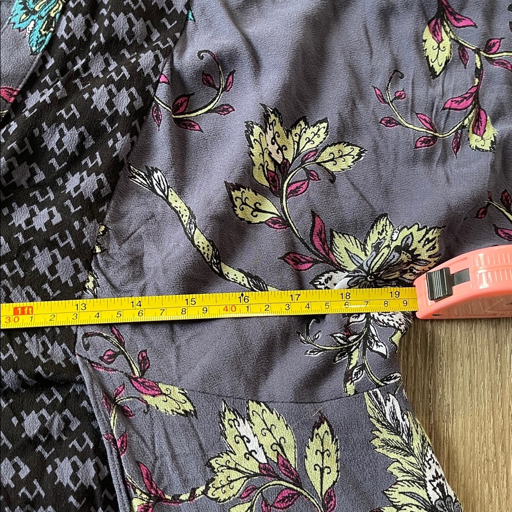 Free People Floral Bohemian Tunic Dress Size: L - Picture 11 of 12